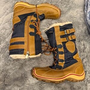 Pajar Canada Winter Boots fur lining genuine leather 7-7.5 Women’s Waterproof